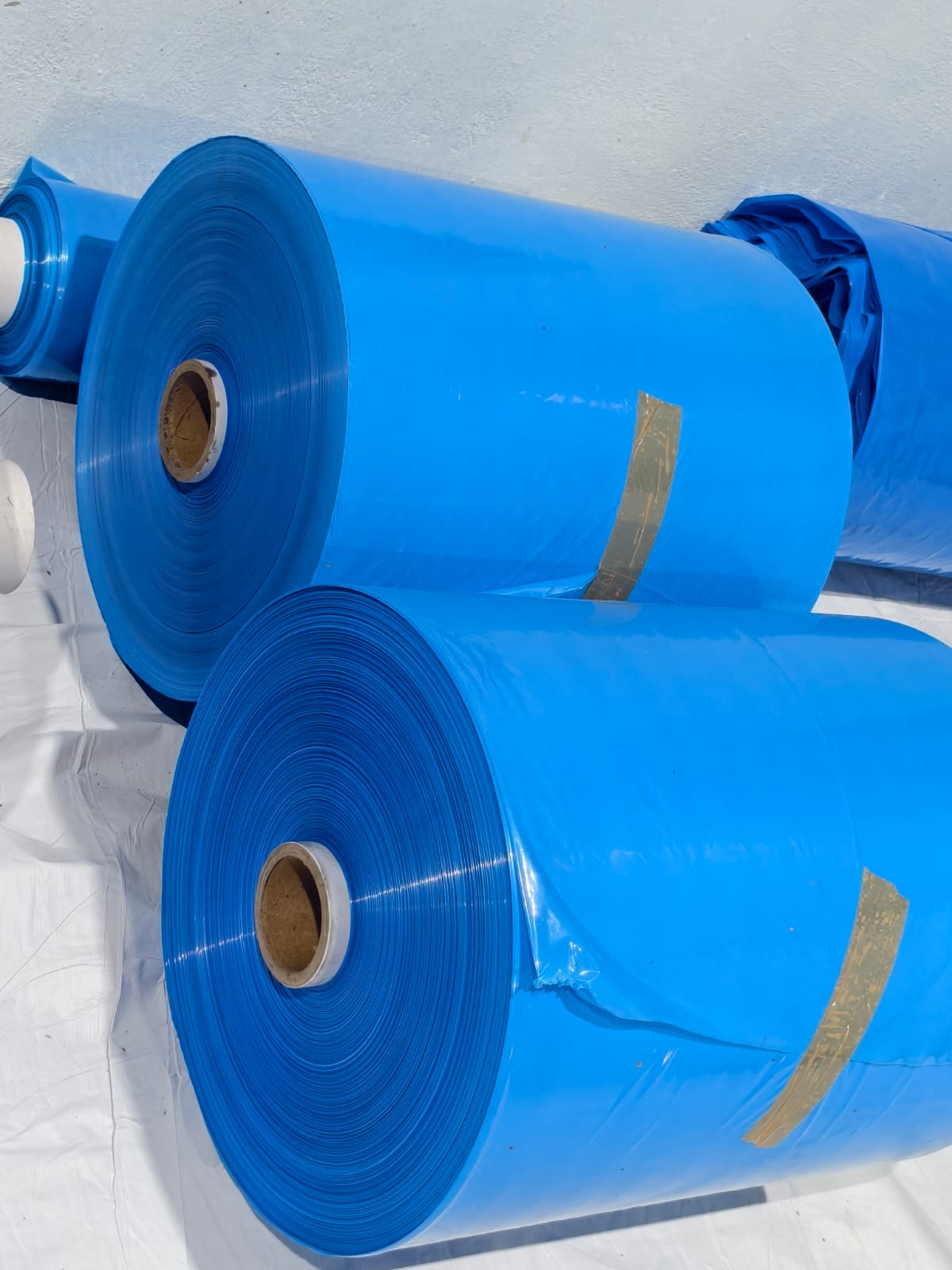 Blue Medical Sheets and Rolls - Image 1